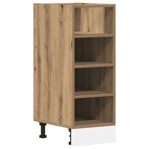 vidaXL Unterschrank Riga Artisan-Eiche 30x44,5x81,5 cm Holzwerkstoff
