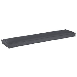 vidaXL Palettenkissen Oxford-Stoff Anthrazit 180 x 40 x 8 cm
