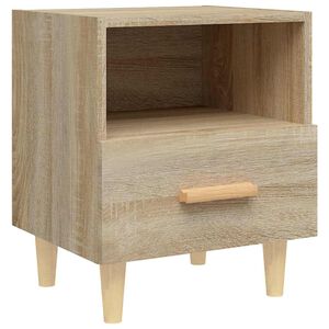 vidaXL Nachttisch Sonoma-Eiche 40x35x47 cm