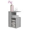 vidaXL Beistelltisch Grau Sonoma 36x30x56 cm Holzwerkstoff