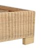 vidaXL Bettrahmen Rattan Handgeflochten 140x200 cm