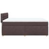 vidaXL Boxspringbett mit Matratze Dunkelbraun 140x190 cm Stoff