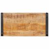 vidaXL Badregal Braun 100 x 50 x 23 cm Massives rohes Mangoholz