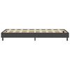 vidaXL Boxspringbett Dunkelgrau Stoff 90x200 cm