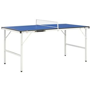 vidaXL 5-Fu&szlig;-Ping-Pong-Tisch mit Netz 152 x 76 x 66 cm Blau
