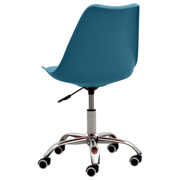 vidaXL Esszimmerstuhl T&uuml;rkis Kunstleder