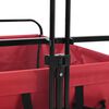 vidaXL Klapp-Handwagen Rot 89 x 63 x 96 cm Stahl und Oxford-Stoff