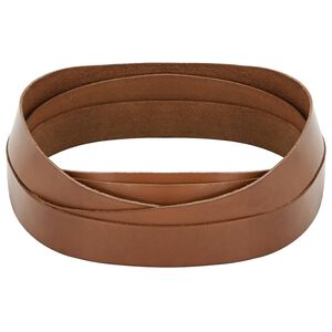 vidaXL Lederriemen Braun 500 x 2,5 cm Leder