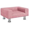 vidaXL Kindersofa Rosa 50x40x26,5 cm Samt