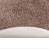 vidaXL Anti-Rutsch Shaggy Teppich Braun 120 x 120 cm PP