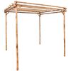 vidaXL Pergola Bambus 170&times;170&times;220 cm