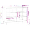 vidaXL Sideboard Grau Sonoma 103,5x35x70 cm Holzwerkstoff
