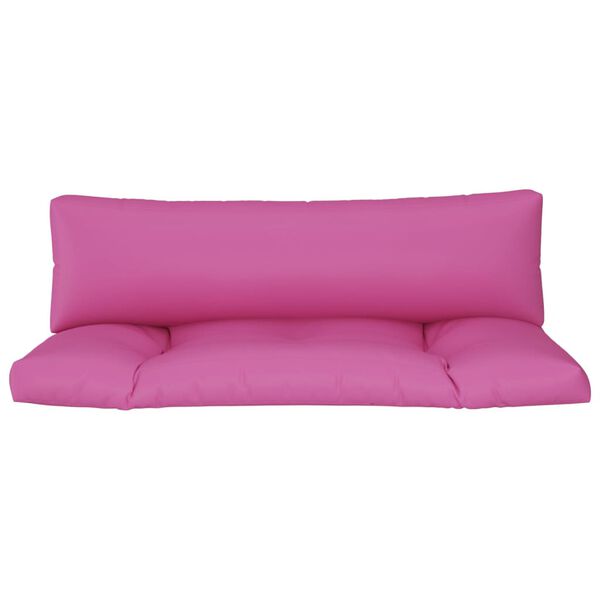 vidaXL Palettenkissen 2 Stk. Rosa Oxford-Gewebe