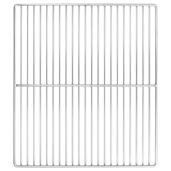 vidaXL Grillrost Silber 45 x 40 cm Edelstahl