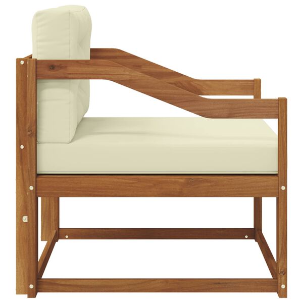 vidaXL Outdoor Mittelsofa Massivholz Akazie Natur