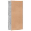 vidaXL Schuhschrank Betongrau 80x39x178 cm Holzwerkstoff