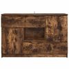 vidaXL Sideboard Ger&auml;ucherte Eiche 100 x 30 x 65,6 Holzwerkstoff