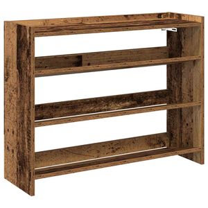 vidaXL Schuhregal Altholz-Optik 80x25x62 cm Holzwerkstoff