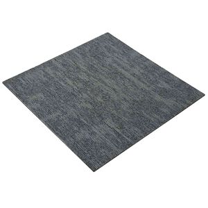 vidaXL Teppichfliese Himmelgrau 50 x 50 cm 36 stk. PP und Bitumen
