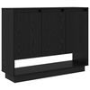 vidaXL Sideboard Schwarz Eichen-Optik 97 x 29 x 75 cm Holzwerkstoff