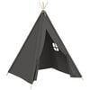vidaXL Kinder Tipi-Zelt mit Tasche Pfirsichhaut Grau 120x120x150 cm
