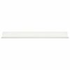 vidaXL Schwebendes Regal Wandmontiert 4 pcs Wei&szlig; 40 x 9 x 2,5 cm Stahl