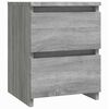 vidaXL Nachttische 2 Stk. Grau Sonoma 30×30×40 cm Holzwerkstoff