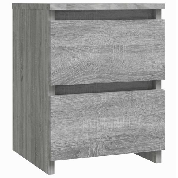 vidaXL Nachttische 2 Stk. Grau Sonoma 30×30×40 cm Holzwerkstoff