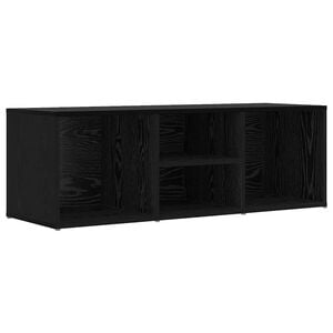 vidaXL Schuhbank 102 x 35 x 35 cm Holzwerkstoff Schwarz Eichen-Optik