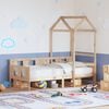 vidaXL Tagesbett mit Dach 90x190 cm Massivholz Kiefer