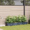 vidaXL Garten-Pflanzgef&auml;&szlig; 4 pcs Grau 120 x 120 x 142 cm Stahl