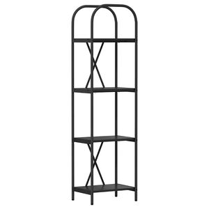 vidaXL B&uuml;cherregal 4 Ebenen 40 x 30 x 146 cm Holzwerkstoff