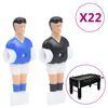 vidaXL Tischfu&szlig;ball-Spieler 22 Stk. f&uuml;r 12,7 mm Stange