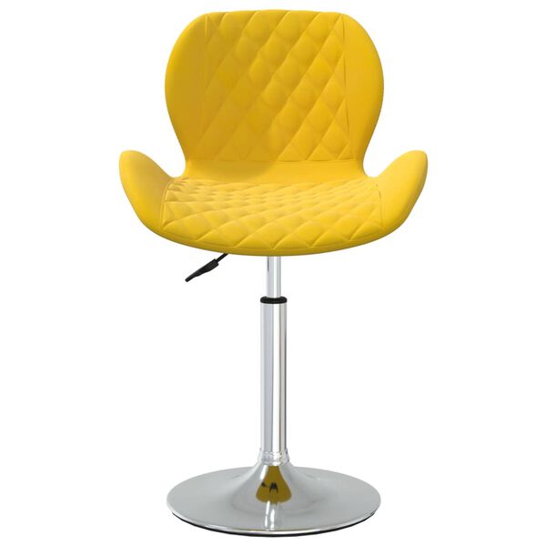 vidaXL Barhocker Senfgelb Samt