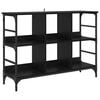 vidaXL Sideboard Schwarz Eichen-Optik 102 x 32 x 73,5 cm