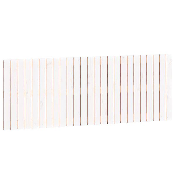 vidaXL Wand-Kopfteil Wei&szlig; 159,5x3x60 cm Massivholz Kiefer