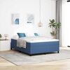 vidaXL Plattformbettgestell Blau 140 x 190 cm Stoff