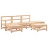 vidaXL 6-tlg. Garten-Lounge-Set Massivholz Kiefer