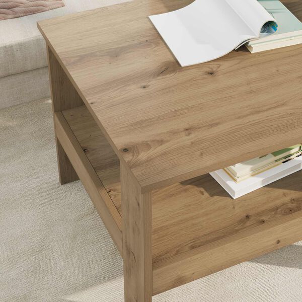 vidaXL Couchtisch Artisan-Eiche 57 x 55 x 45 cm Holzwerkstoff