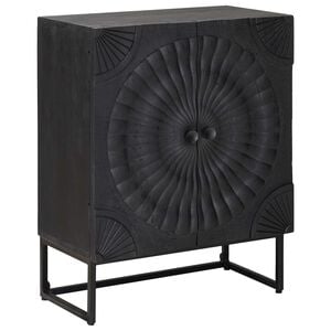vidaXL Sideboard Schwarz 55 x 30 x 70 cm