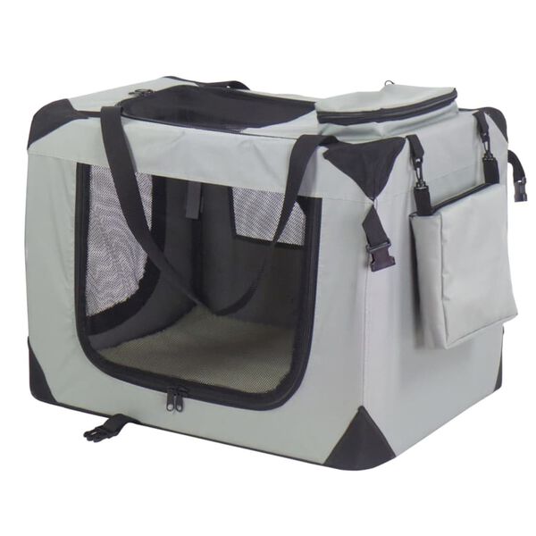 @Pet Haustier-Transporttasche Nylon 82x58x58 cm Grau 11073