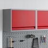 vidaXL Werkzeugschrank mit Speicher Rot und Grau 50 x 25 x 35 cm