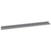 vidaXL Wandregale 4 Stk. Grau 100x9x3 cm