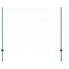 vidaXL Sechseckzaun mit Pfosten 10 x 1,5 m PVC-beschichteter Stahl