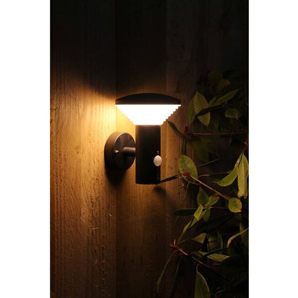 Luxform LED-Garten-Wandleuchte mit PIR Sensor Bitburg 230 V LUX1704Z