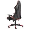 vidaXL Gaming-Stuhl Drehbar Rot PVC