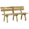 vidaXL Gartenbank 160 cm Kiefernholz Impr&auml;gniert