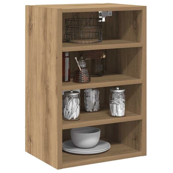 vidaXL H&auml;ngeschrank Riga Artisan-Eiche 40x29,5x60 cm Holzwerkstoff