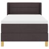 vidaXL Boxspringbett mit Matratze Dunkelbraun 200 x 80 cm Polyester
