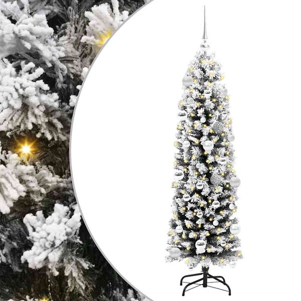 vidaXL Künstlicher Weihnachtsbaum mit 150 LEDs mit Ständer Grün 150 cm